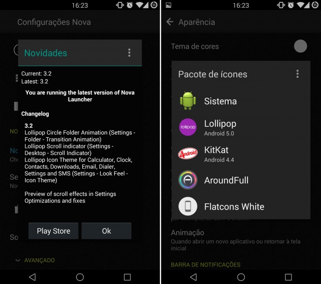 Nova versão do Nova Launcher oferece ícones e animações do Android ...